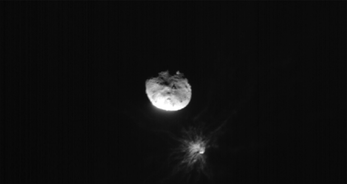 Mysterious Behavior of NASA's Smashed Asteroid Leaves Scientists Baffled