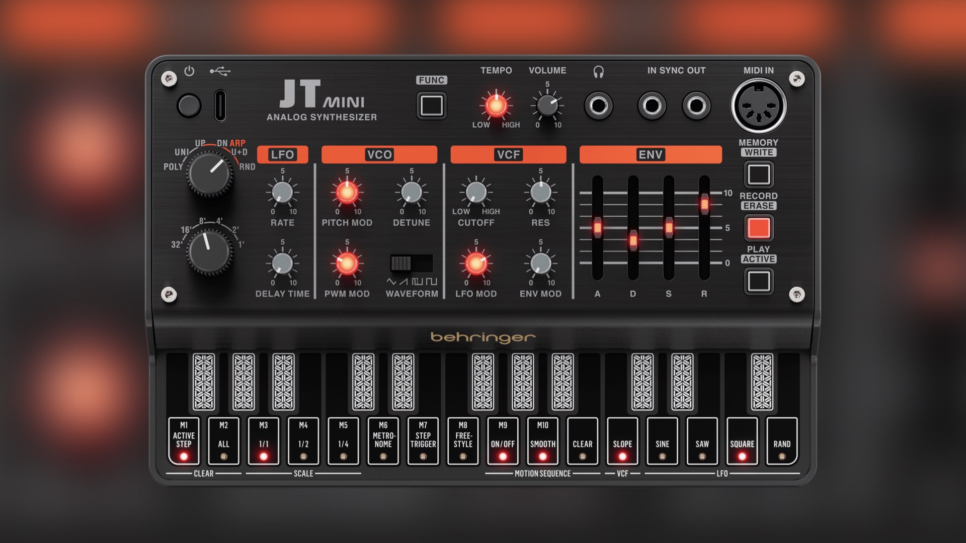 Featured image for Behringer Launches $99 JT Mini Synthesizer Inspired by Roland Jupiter