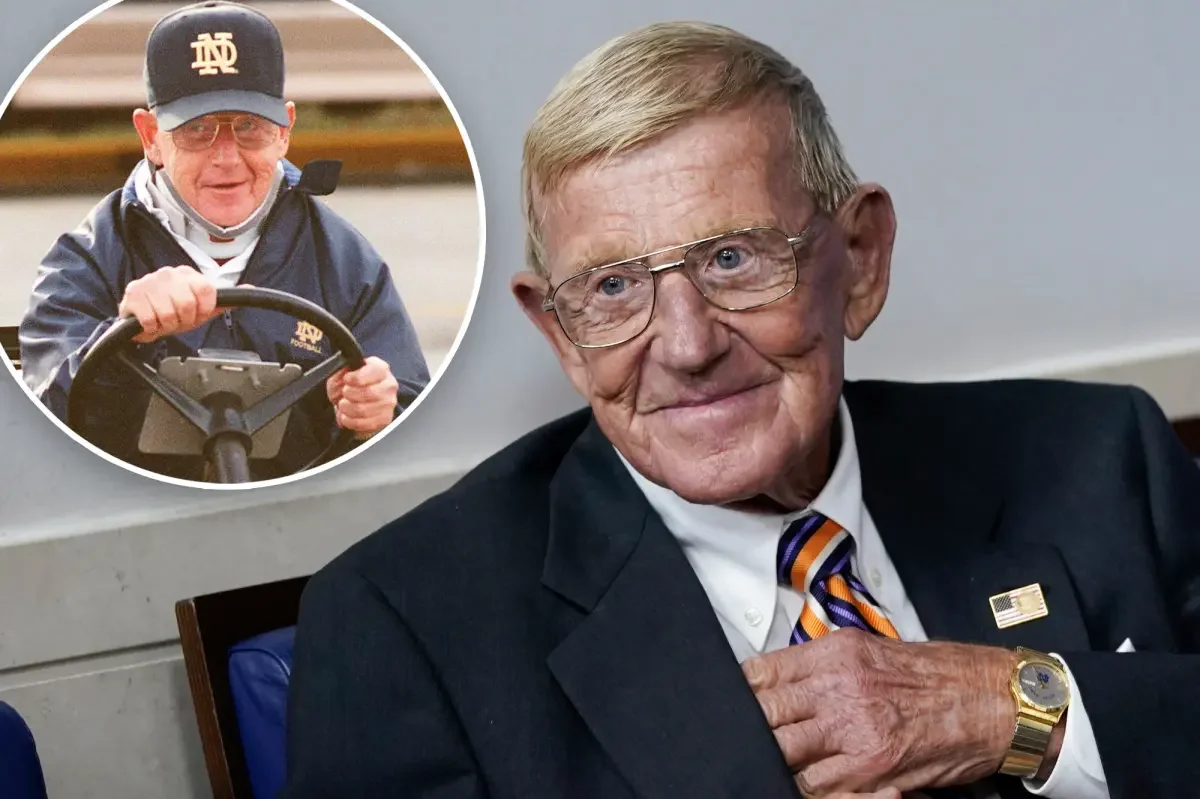 Lou Holtz Enters Hospice Care at 89, Notre Dame Legend Faces End of Life