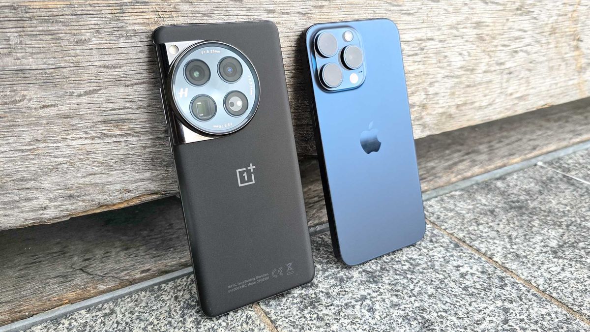 Featured image for "Comparing OnePlus 12R and iPhone 15 Pro Max: The Ultimate Smartphone Showdown"