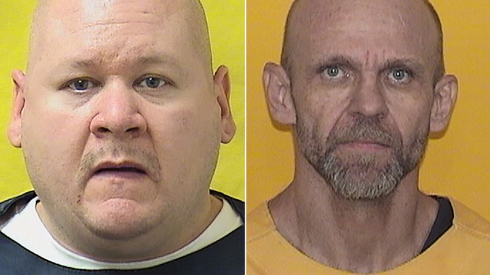 Manhunt underway for 2 dangerous escaped inmates in Ohio