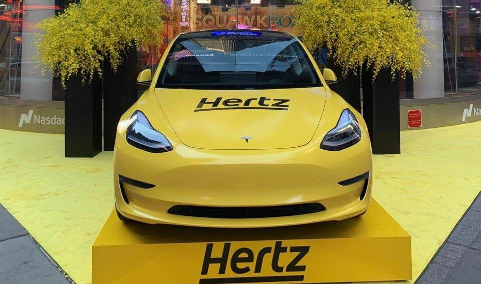 Featured image for "Hertz CEO Resigns Amid Tesla EV Purchase Debacle"