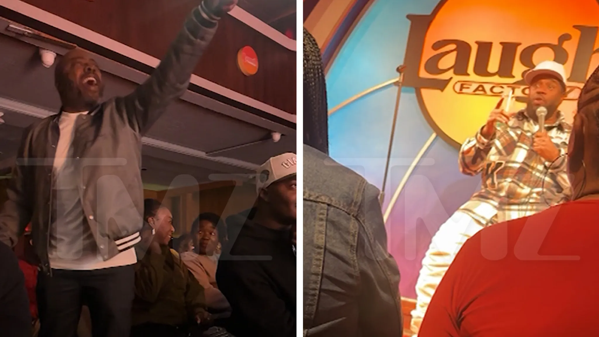 "Comedian Donnell Rawlings Confronts Corey Holcomb at Laugh Factory"