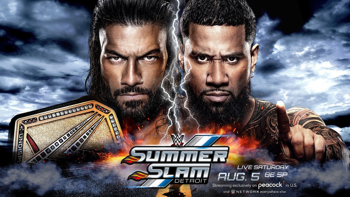 "Roman Reigns vs. Jey Uso: Tribal Combat at SummerSlam 2023"