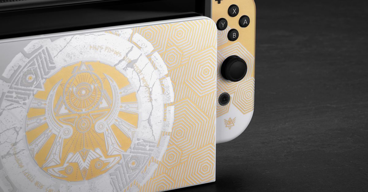 Dbrand's Controversial Zelda Switch Skin Features All-Seeing Eye and Hidden Message.