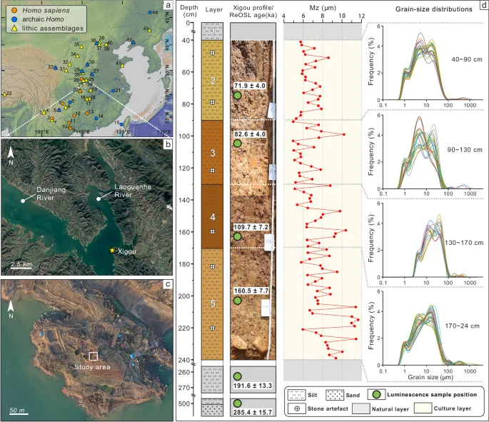 Earliest hafted tools uncovered in central China (160k–72k years ago)