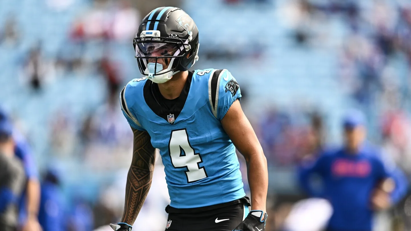 Panthers' Tetairoa McMillan Questionable for Week 10 Due to Hamstring Injury