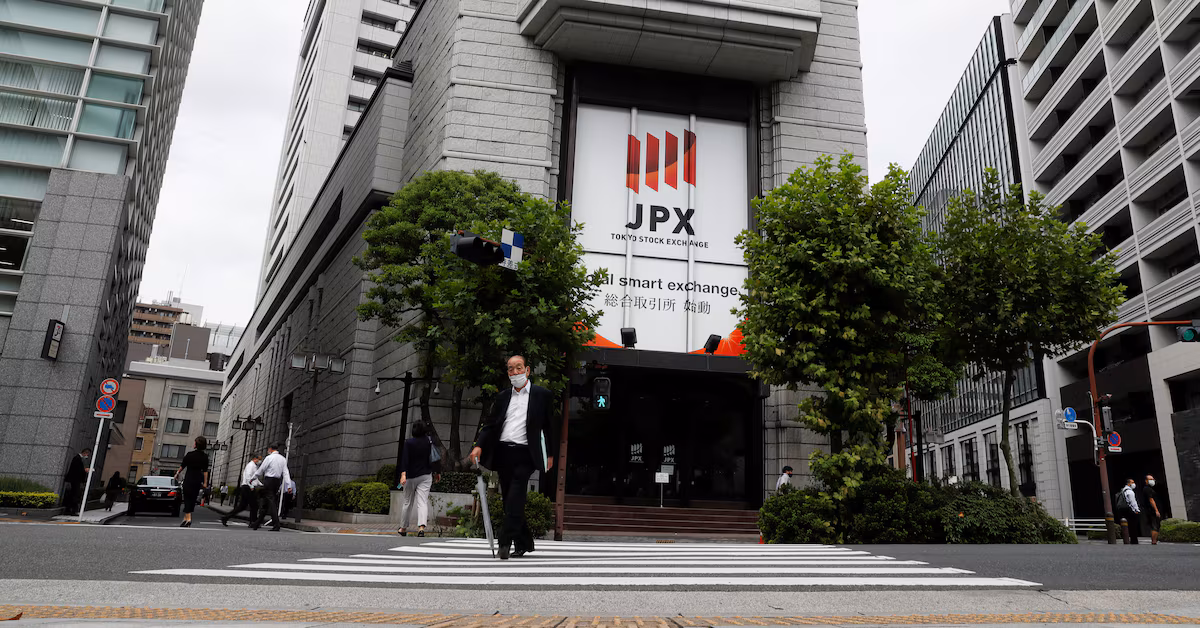 Investors cautious as Japan's stock market outperforms S&P 500.