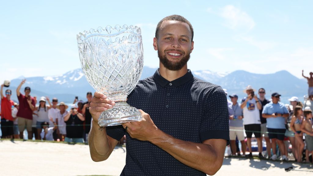 Featured image for Stephen Curry's Epic Eagle on 18 Secures Victory at American Century Championship