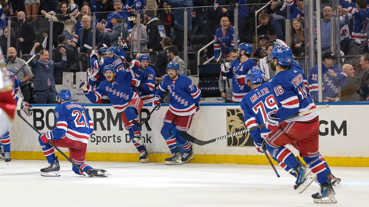 Featured image for Goodrow's OT Heroics Lift Rangers to Game 2 Win, Even Series with Panthers