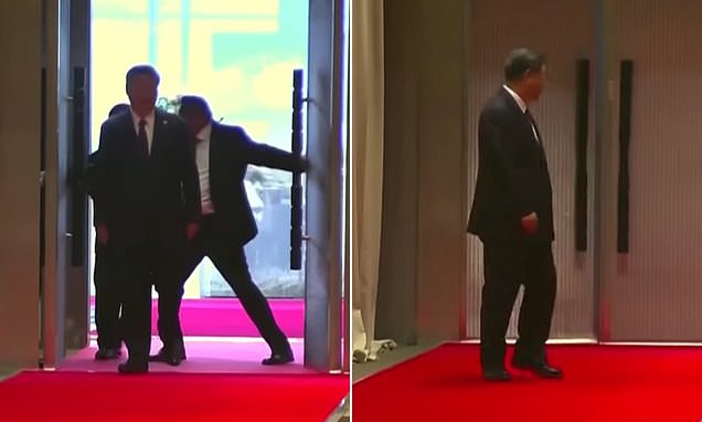 "President Xi's Translator Body-Slammed by South African Security Guards at Press Conference"