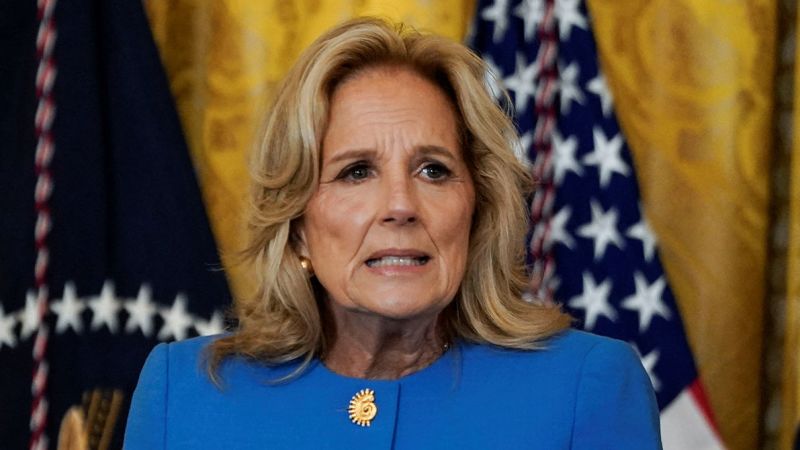 "Jill Biden Takes Aim at Trump on Women's Issues Across Battleground States"
