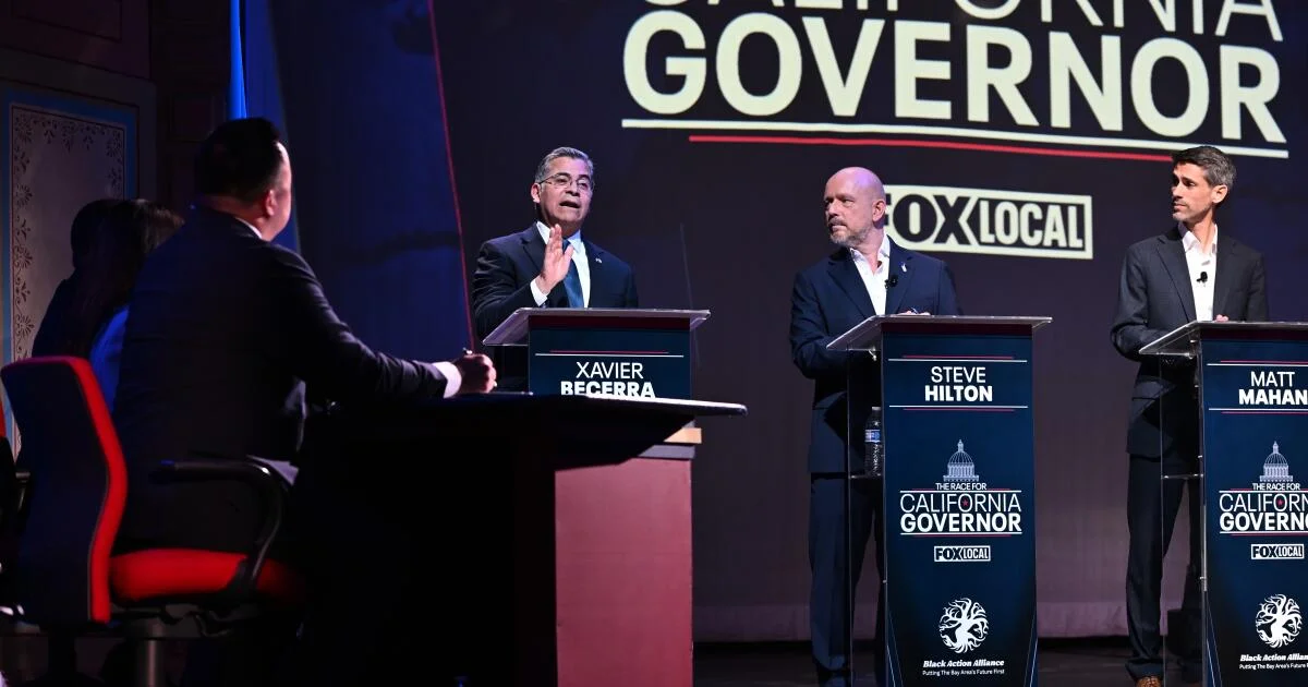 California governor debate zeroes in on rents, billionaires and homelessness