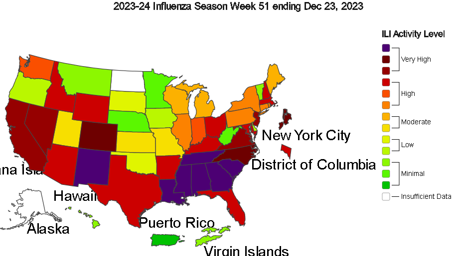Featured image for "Flu Surge Hits Southern States as CDC Reports Rising U.S. Levels"