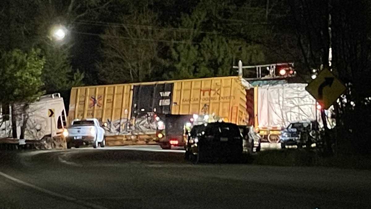 Train derailment in Lawrence County.