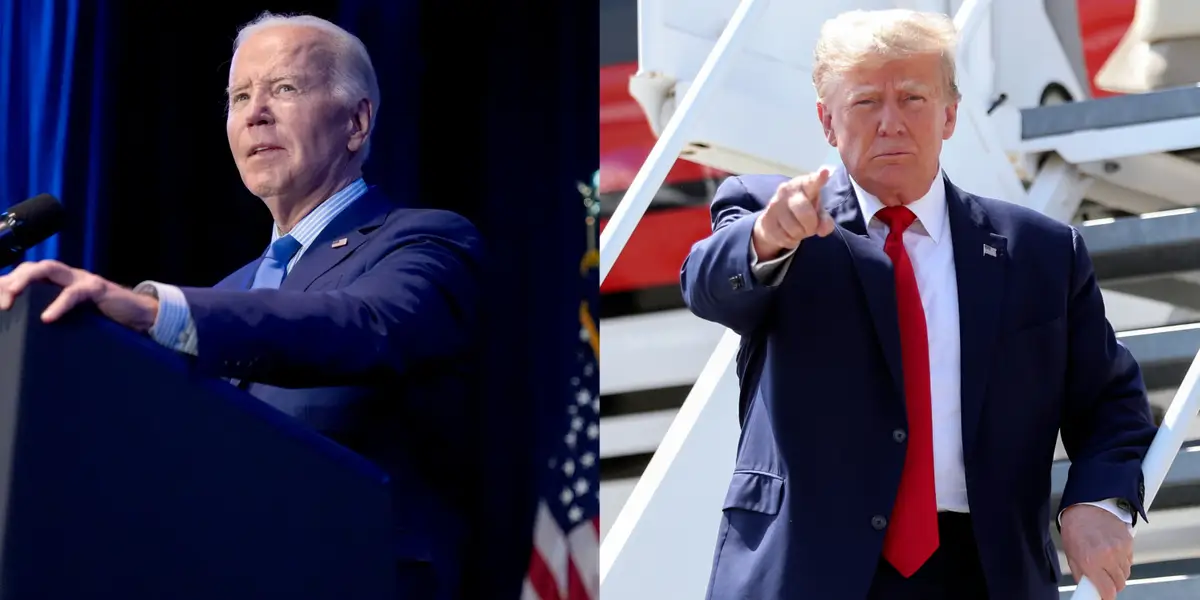 Featured image for "Trump Urges Immediate Debate, Biden Responds with Mockery"