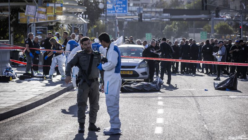 Featured image for Hamas militants target Jerusalem bus stop, leaving 3 dead
