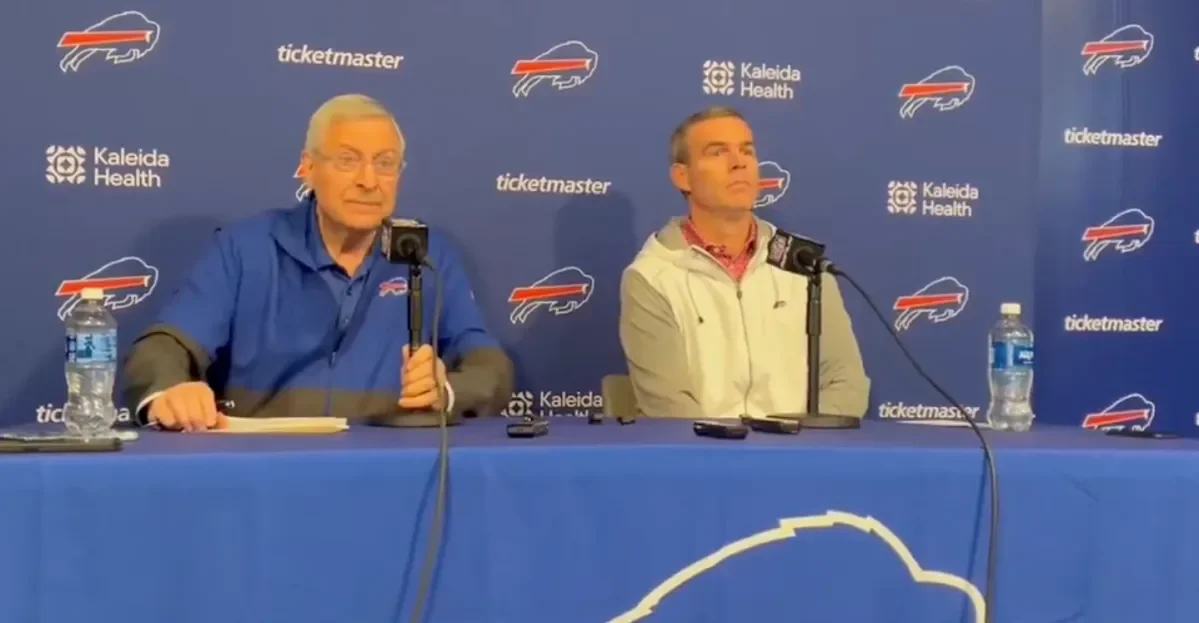 Bills press conference ends with Beane defended and promoted amid Keon Coleman debate