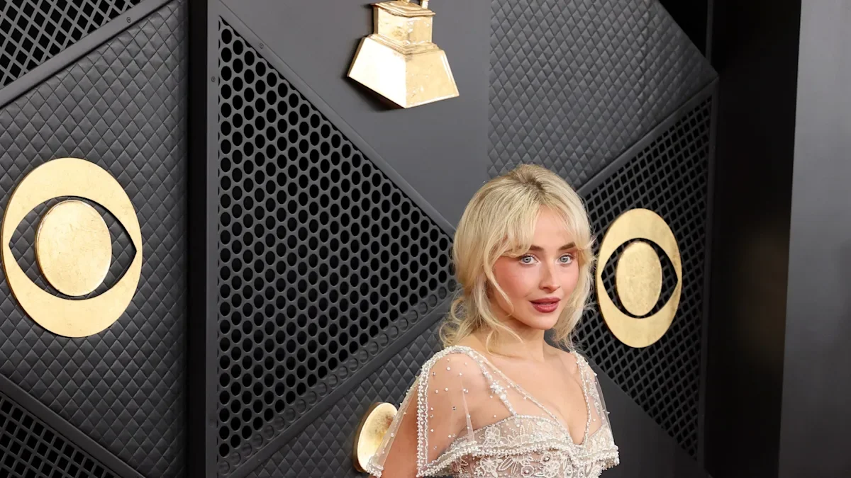 Sabrina Carpenter Dazzles in Pearl-embellished Valentino at Grammys