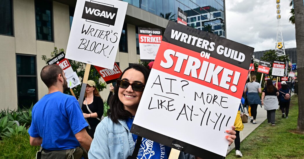 The Growing Concern of AI in Hollywood's Writers Strike.