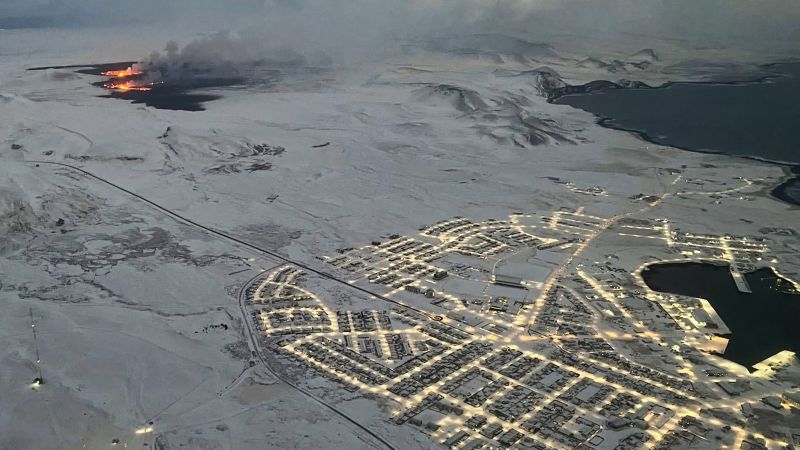 Iceland's Volcano Eruption: Christmas Hopes Dashed, Lava Slows, and Skies Light Up
