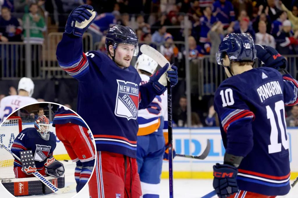 Featured image for "Rangers Dominate Islanders in 5th Win of 6-Game Streak"