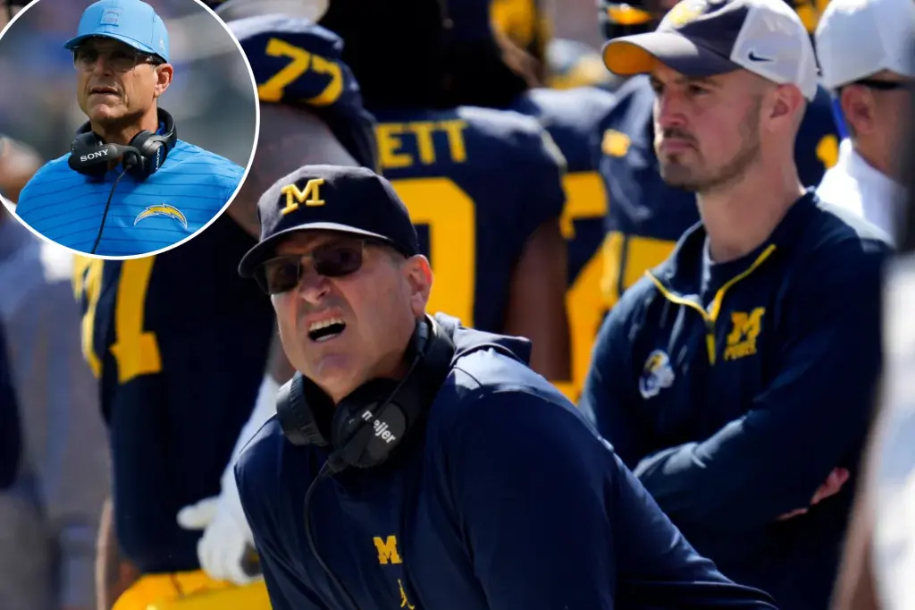 Featured image for Jim Harbaugh Avoids Comment on Michigan Sign-Stealing Sanctions