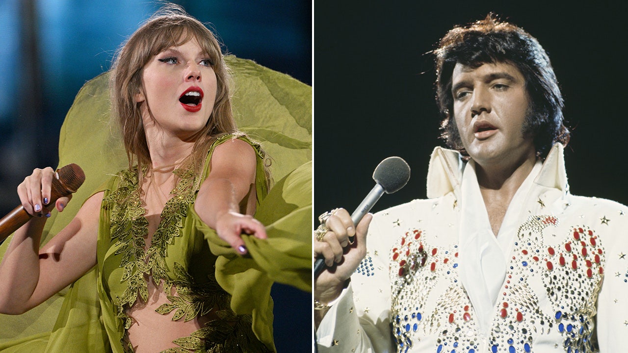 Featured image for "Taylor Swift Overtakes Elvis Presley in Billboard 200's No. 1 Record for Solo Artists"