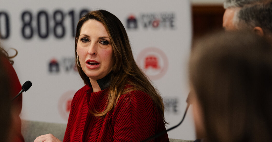 Featured image for "RNC Chair Ronna McDaniel to Step Down Amid Trump's Warning"