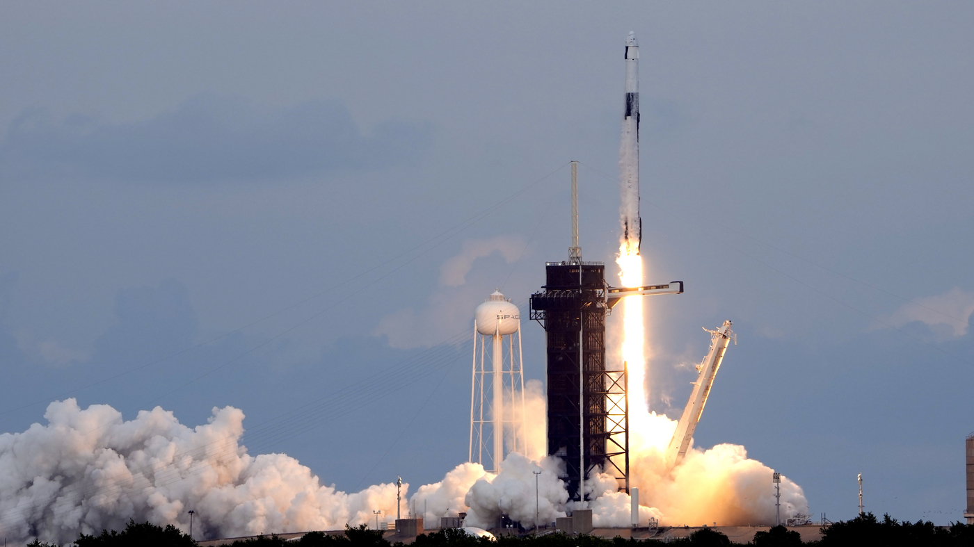 Saudi and Private Citizens Take Off on Commercial SpaceX Flight to Space Station