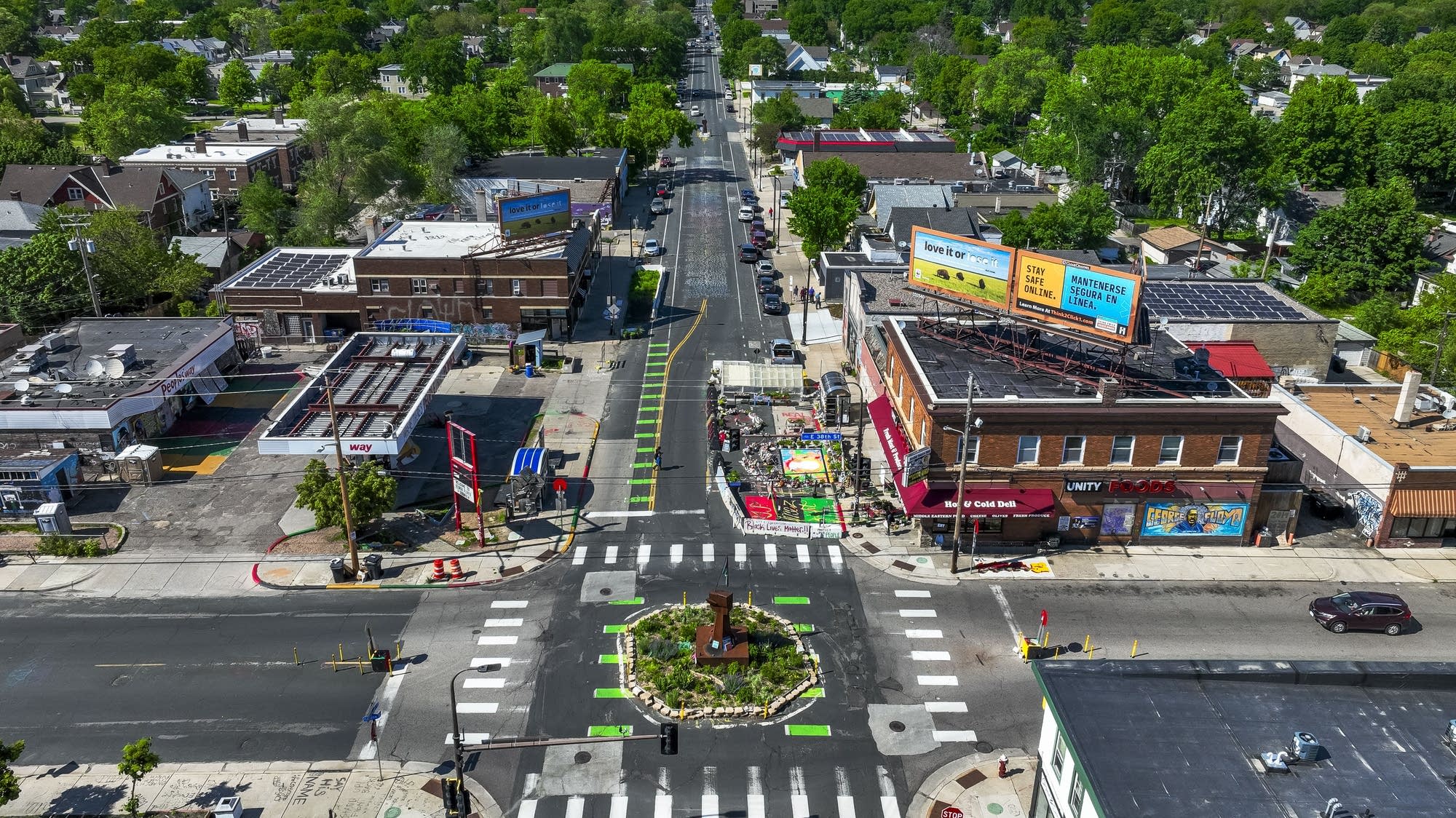 Featured image for "Four Years On: George Floyd Square Remains a Symbol of Protest and Reflection"