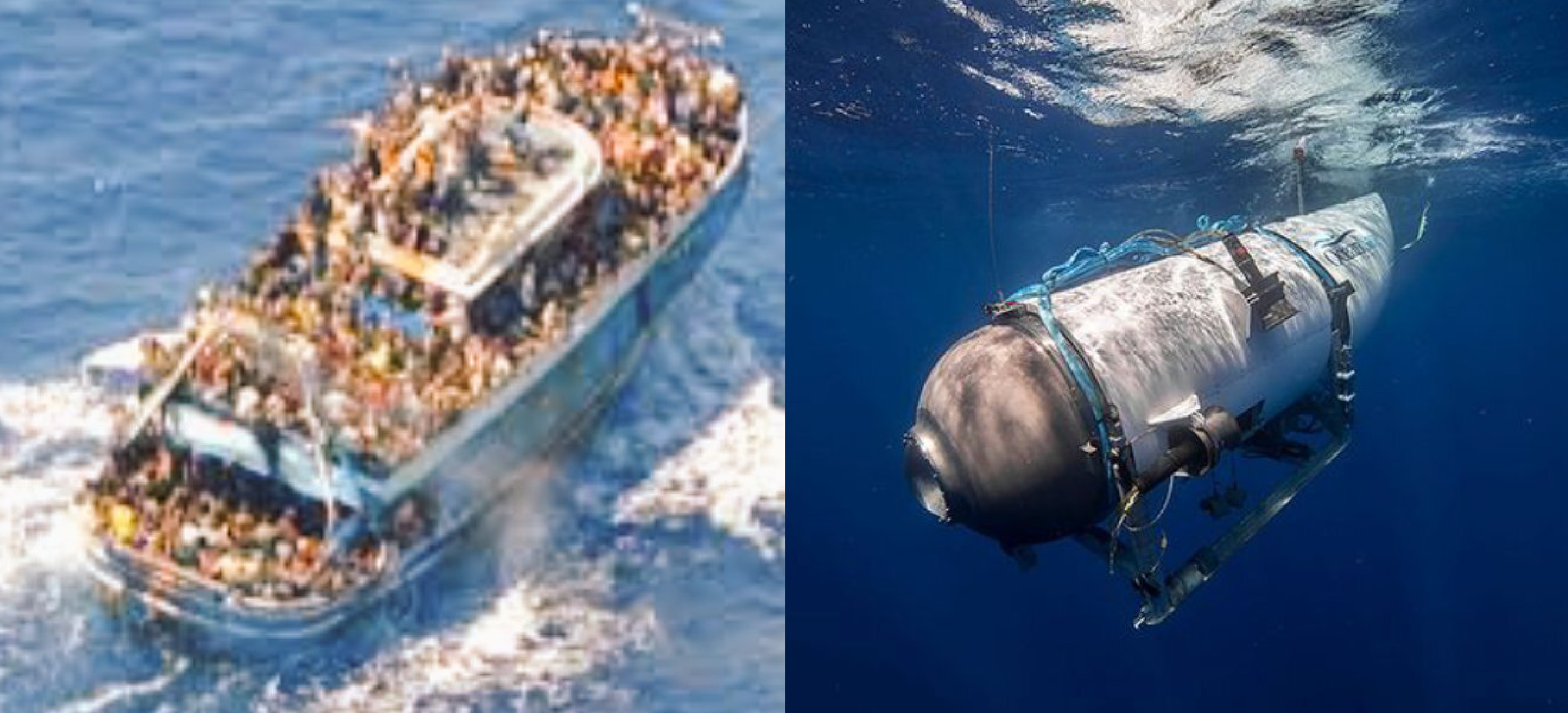 Featured image for "Titanic Sub Coverage Overshadows Greek Migrant Boat Disaster and Submersible Implosion"