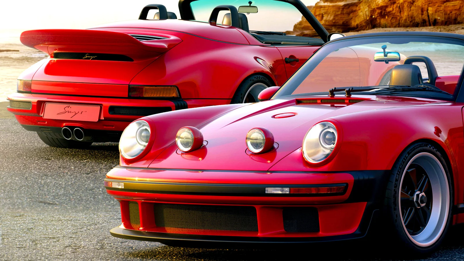 Singer Unveils Cosworth-Powered 911 Cabriolet Restomod, Limited to 75