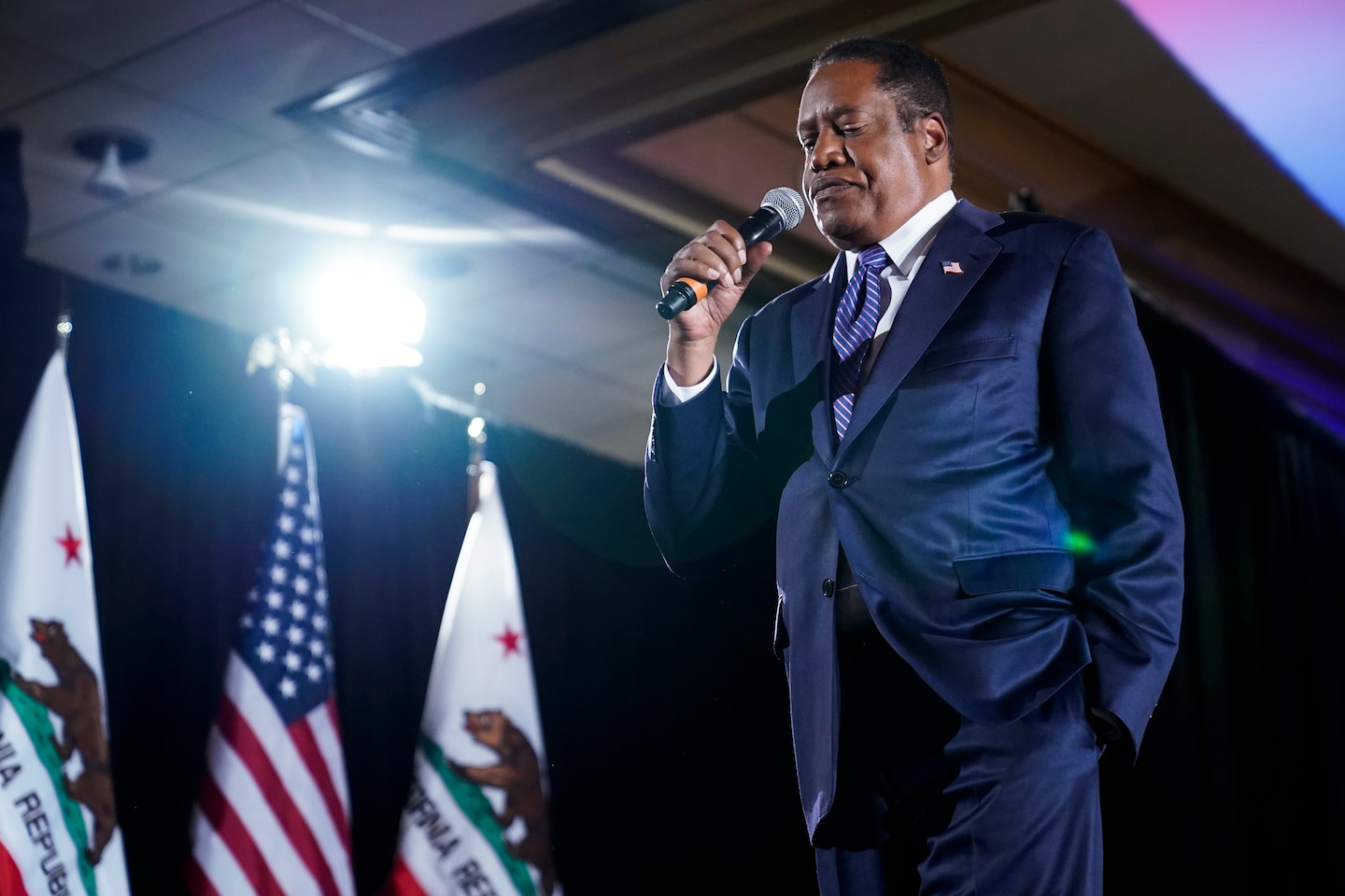 Larry Elder announces Republican presidential candidacy.