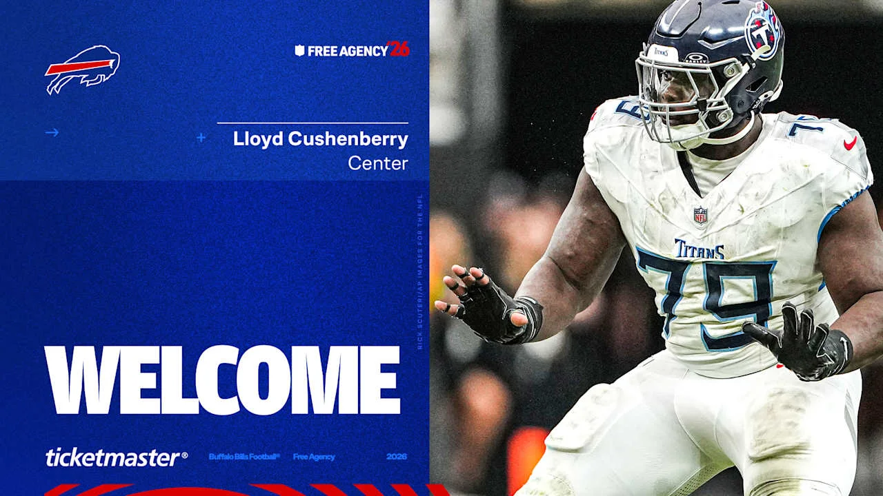 Bills sign Cushenberry, Sherfield and Corbett on one-year deals to bolster offense