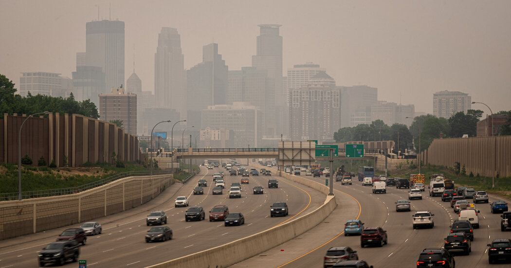 Canadian Wildfire Smoke Causes Hazy Skies Across Northeastern US