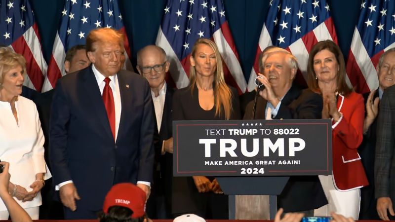 "Top Republicans, Including Sen. Lindsey Graham, Booed at Trump Victory Speech Event in South Carolina"