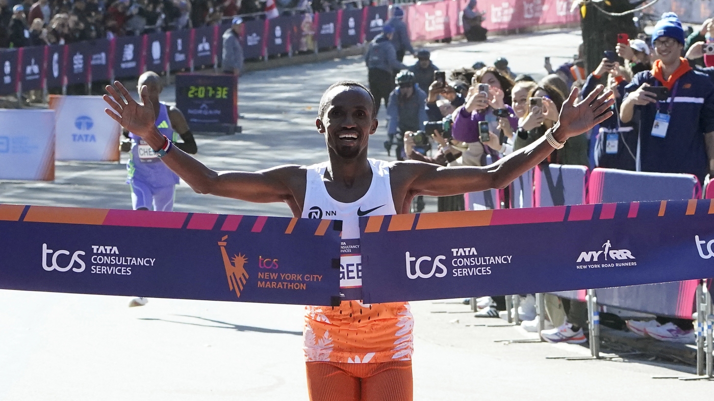 Featured image for Abdi Nageeye Triumphs in NYC Marathon After Four Attempts