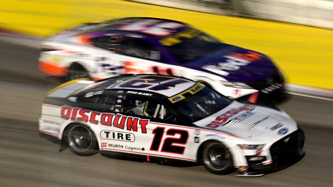 Featured image for "Ryan Blaney Clinches NASCAR Cup Championship Spot with Martinsville Victory"