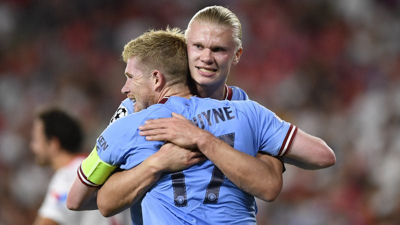Featured image for De Bruyne's Insights on Haaland's Record-Breaking Season and More.