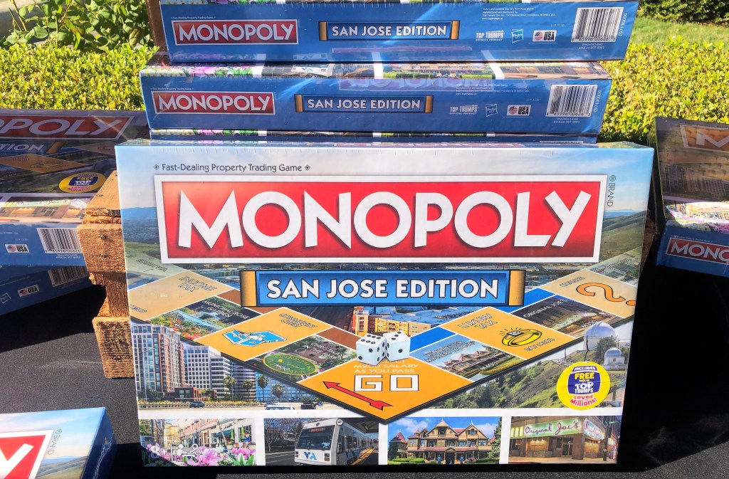 Featured image for San Jose Edition of Monopoly Boardwalk Replaced