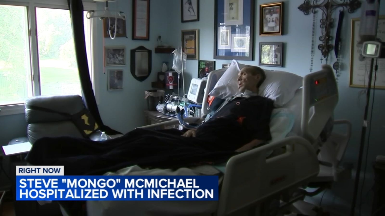 Chicago Bears Legend Steve McMichael Hospitalized with Infection Amid ALS Battle