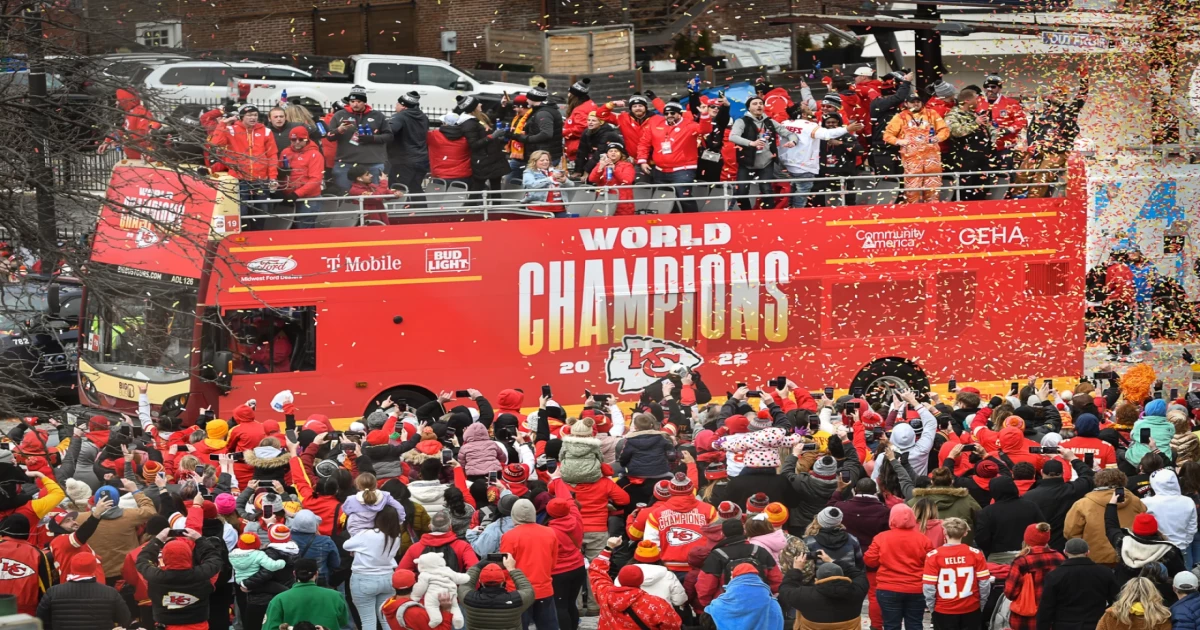"Kansas City Chiefs Celebrate Fourth Super Bowl Victory with Parade"
