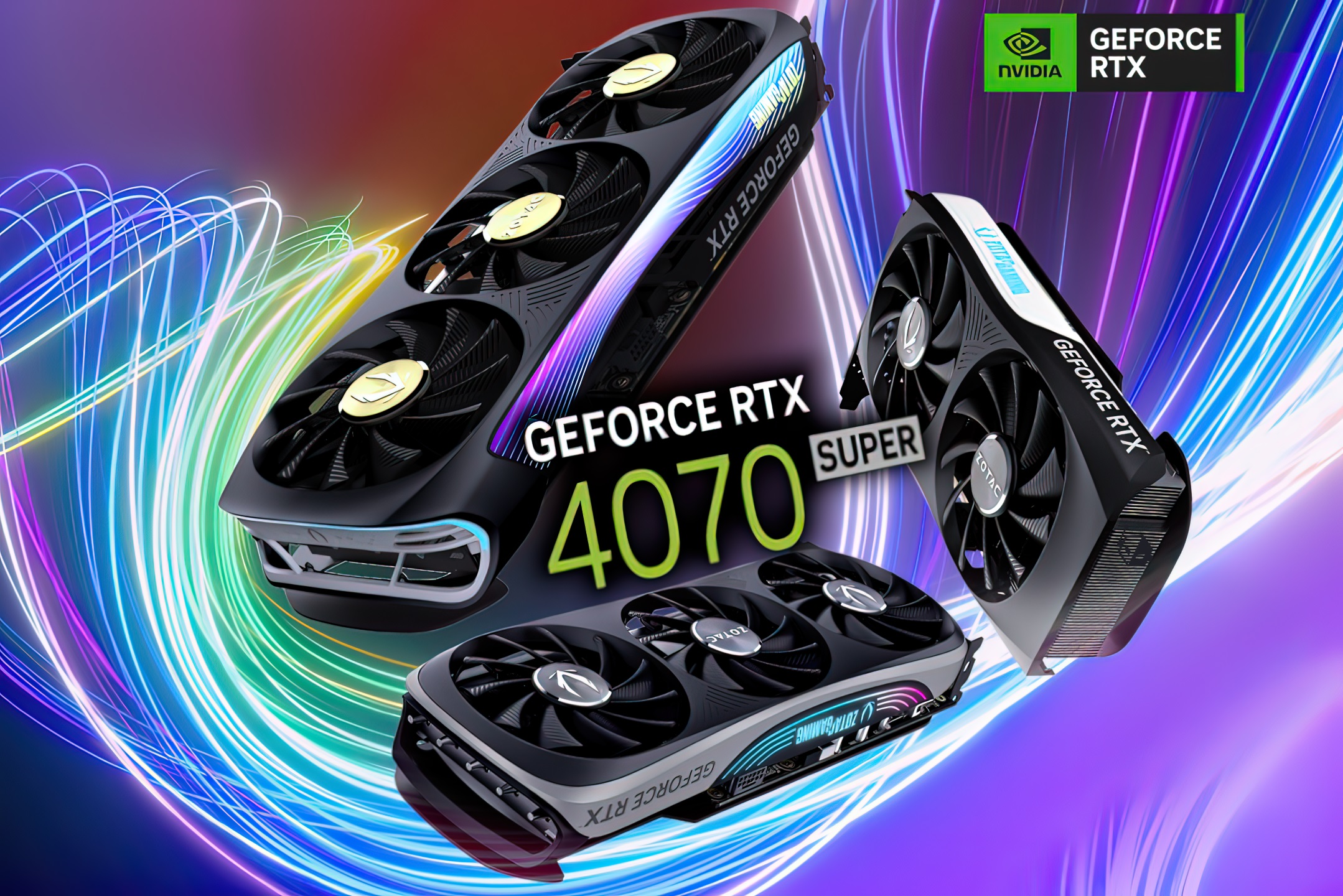 Featured image for "ZOTAC's RTX 4070 SUPER Lineup Revealed with Advanced Cooling and 12VHPWR Connectors"