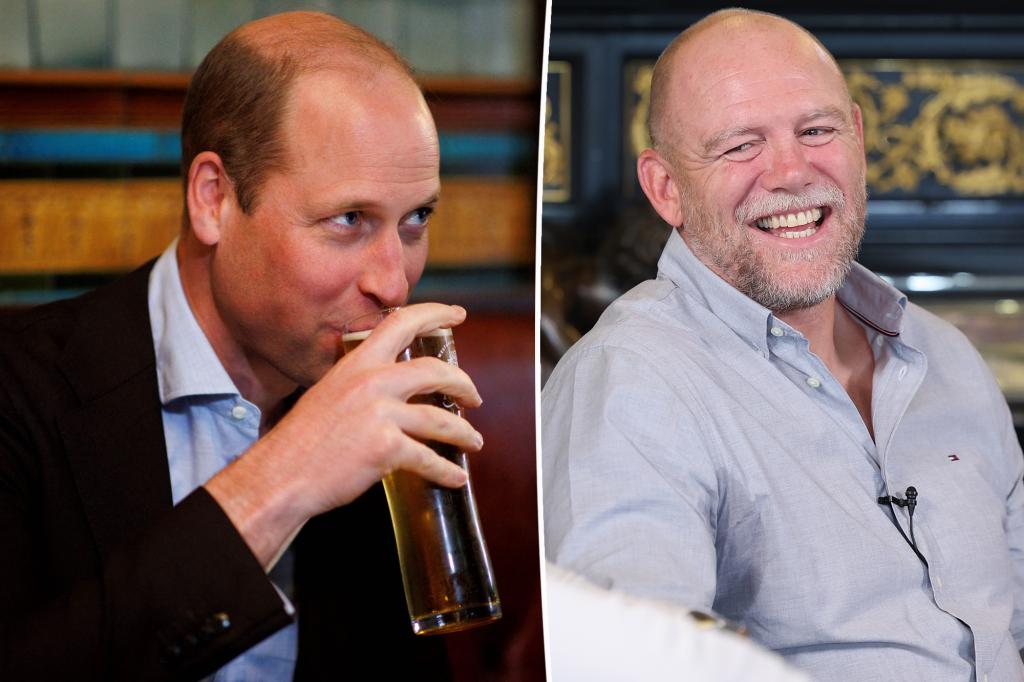 Featured image for Mike Tindall Exposes Prince William's Cheeky Nickname: 'One Pint Willy'