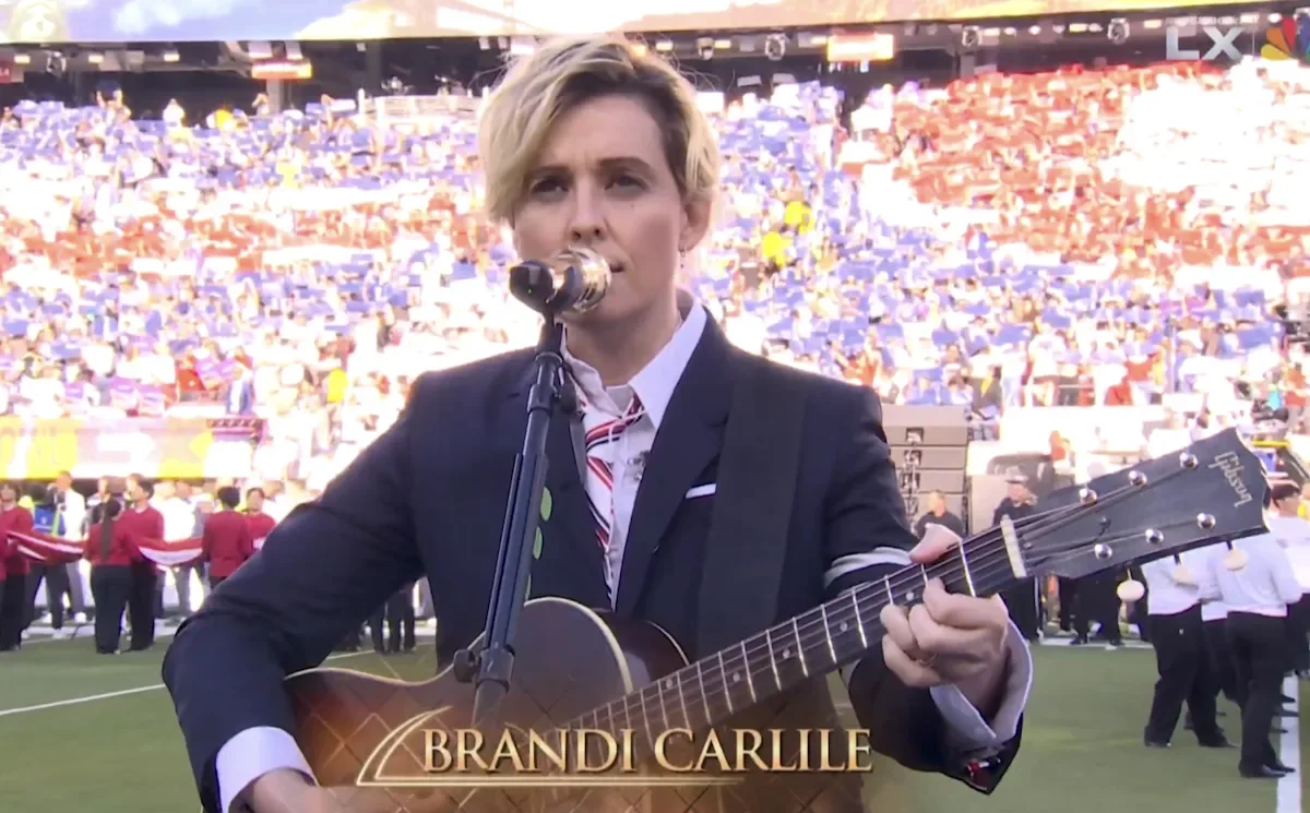 Brandi Carlile Steals the Spotlight With America the Beautiful at Super Bowl LX