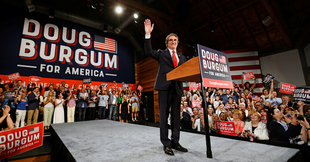 The Enigmatic Presidential Candidate: Doug Burgum's Bid for 2024.