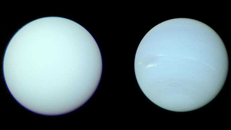 Featured image for "Revealing the True Hues: Astonishing Portraits of Uranus and Neptune Unveiled"