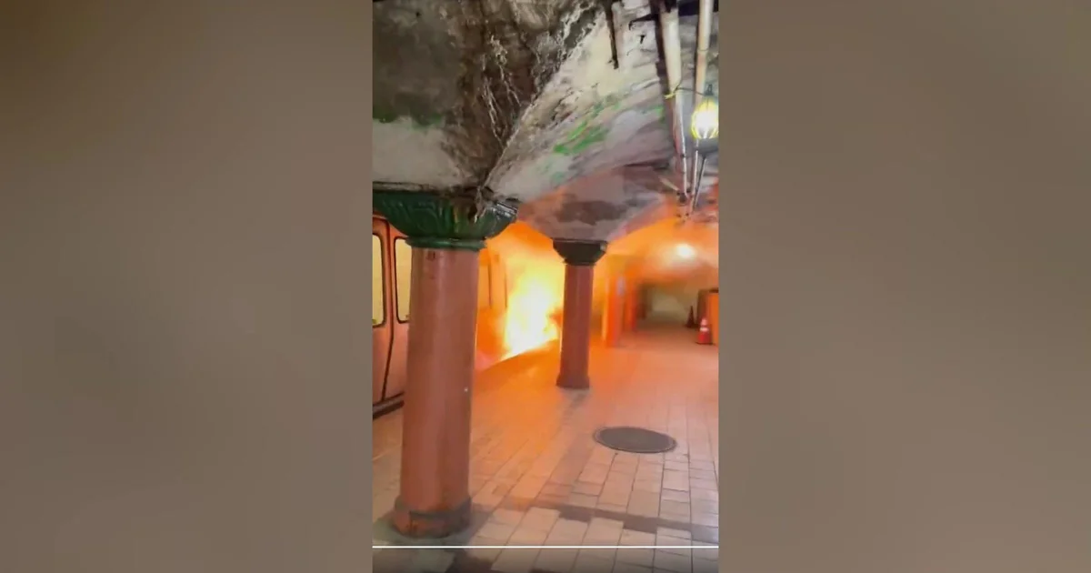 Featured image for PATH train fire disrupts New Jersey commute, causes evacuations and delays