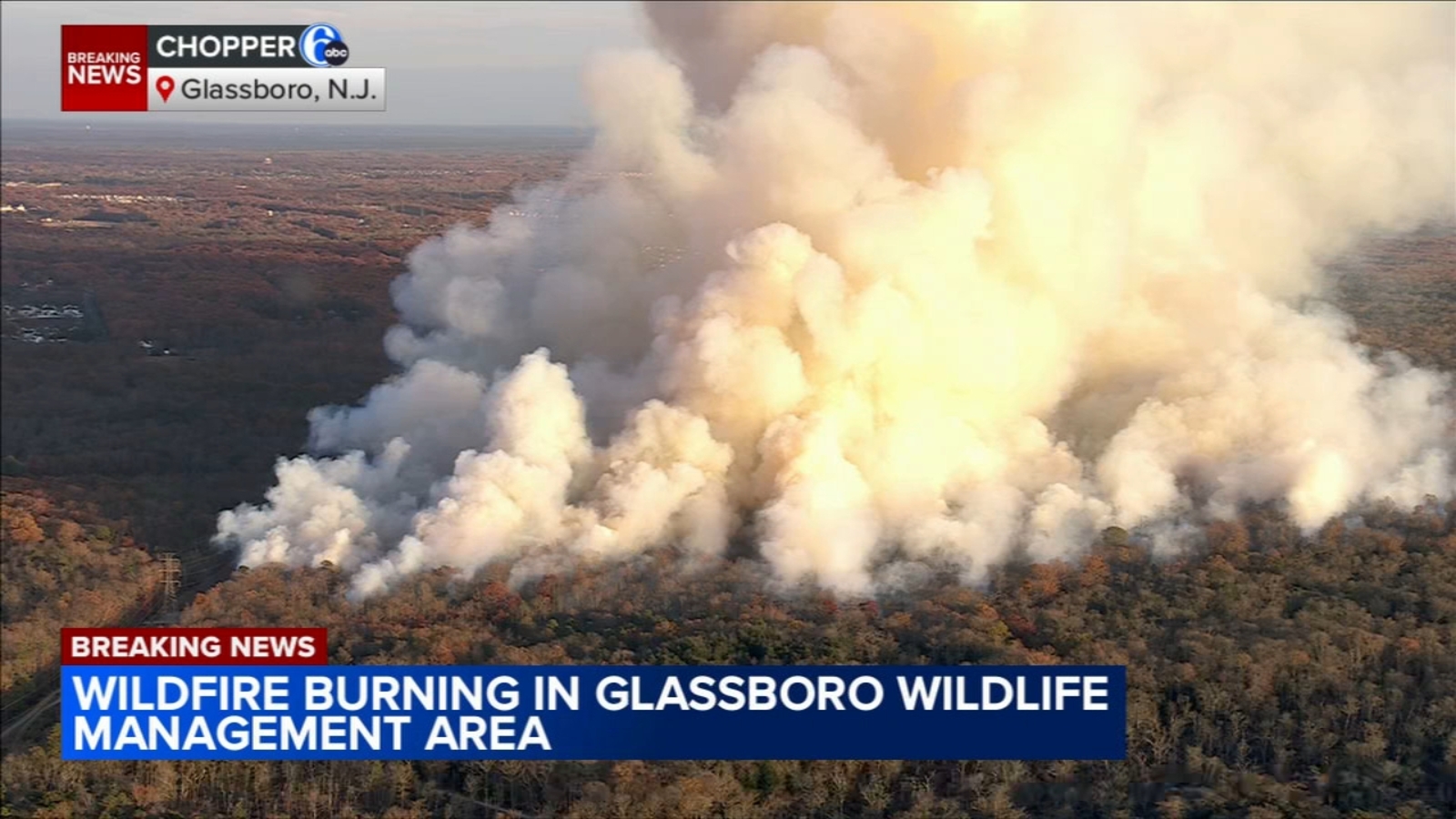 New Jersey Wildfires Rage Amid Drought, Smoke Reaches NYC